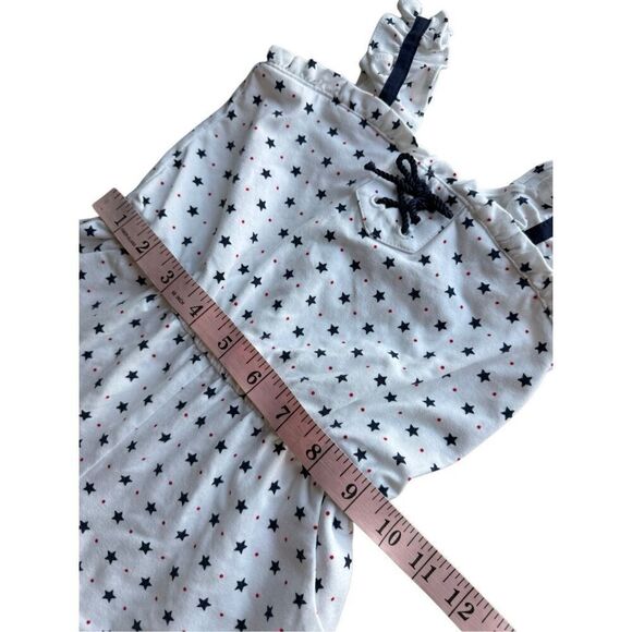 Janie And Jack Star Ruffle Trim Romper Size 18-24M Baby Girl - Picture 7 of 9